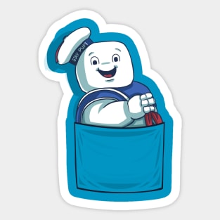 Pocket ghost Sticker